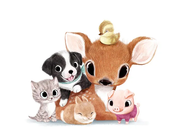 Incredibly Cute Animal Illustrations By Sydney Hanson Will Make You Smile