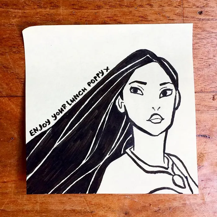 Dad Surprises His Daughter With Different Post-It Note Hidden In Her Lunch Every Day For Past 3 Years