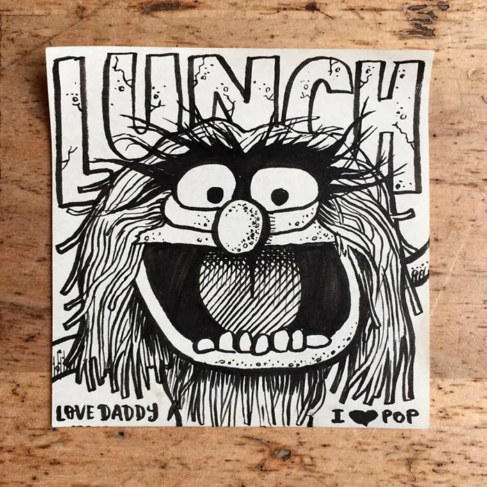 Dad Surprises His Daughter With Different Post-It Note Hidden In Her Lunch Every Day For Past 3 Years
