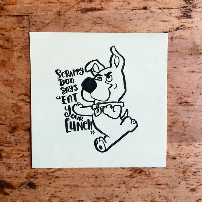 Dad Surprises His Daughter With Different Post-It Note Hidden In Her Lunch Every Day For Past 3 Years