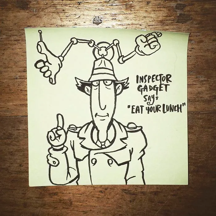 Dad Surprises His Daughter With Different Post-It Note Hidden In Her Lunch Every Day For Past 3 Years