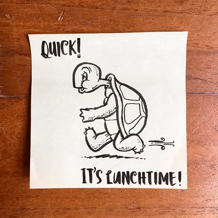 Dad Surprises His Daughter With Different Post-It Note Hidden In Her Lunch Every Day For Past 3 Years