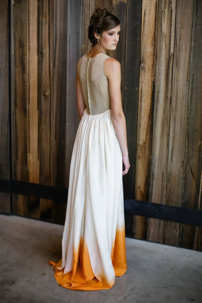 Dip Dye Wedding Dress Trend Will Make Your Big Day More Colorful