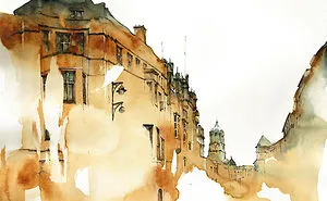 Korean Artist Watercolors Cities She Visits