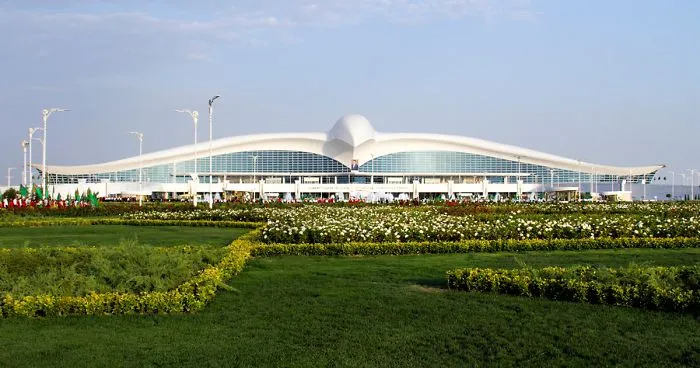 Turkmenistan Opens $2.3 Billion Falcon-Shaped Airport
