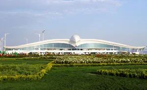 Turkmenistan Opens $2.3 Billion Falcon-Shaped Airport