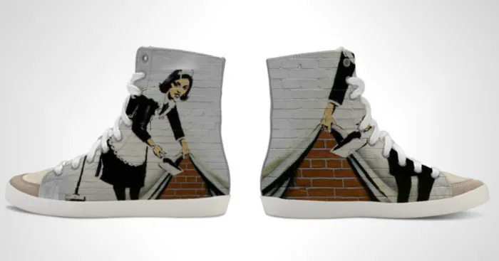 We Designed 12 Sneakers With Banksy’s Work That Will Make You Feel Rebellious