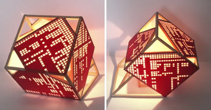 I Made A Tetris Lamp