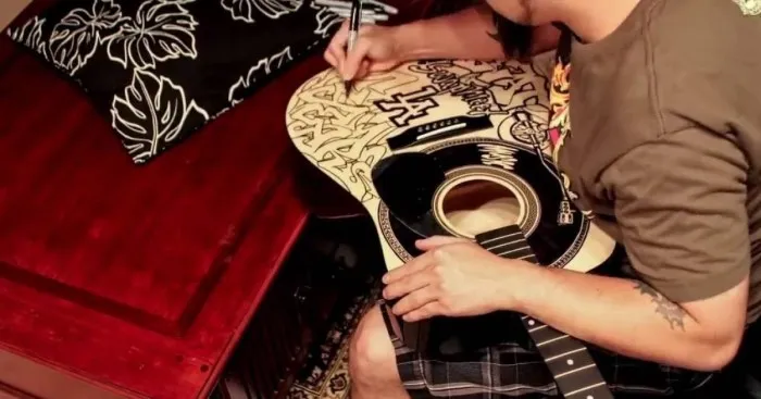 Sharpie Guitar By Darel Carey