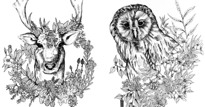 I Merge Animals And Plants Into One Drawing