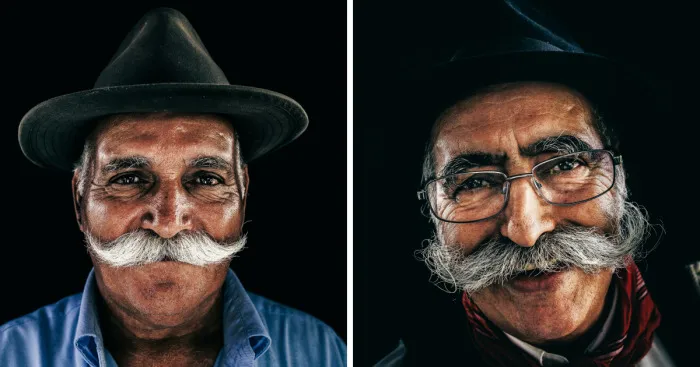 Vintage Mustache's: Portrait Series I Made For The Portuguese Mustache Association