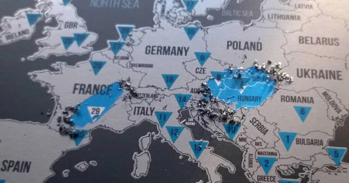 We Put Together 101 Of The World's Most Amazing Places In A Unique Scratch Map