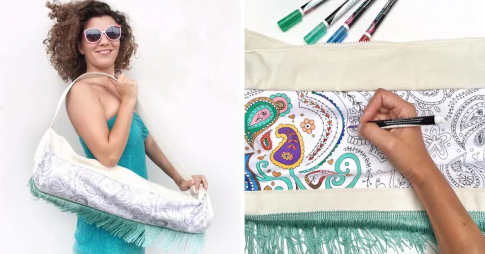 I Made A Yoga Bag That Can Be Customized!