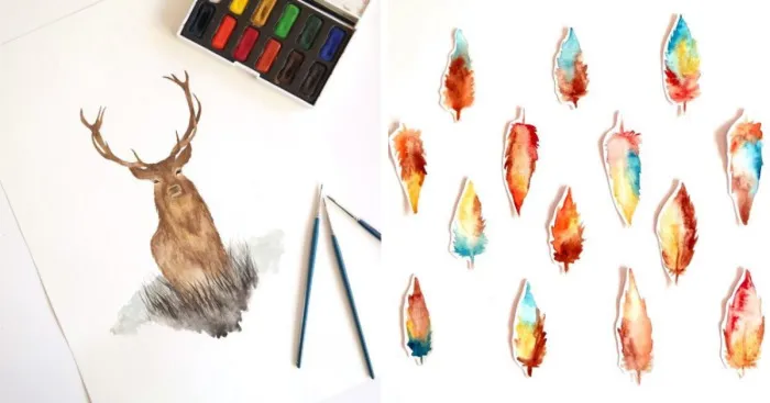 I Paint Watercolor Illustrations