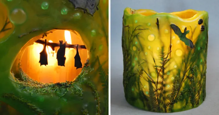 Bats' Cave: I Made This Lantern As A Present For Cave Explorer