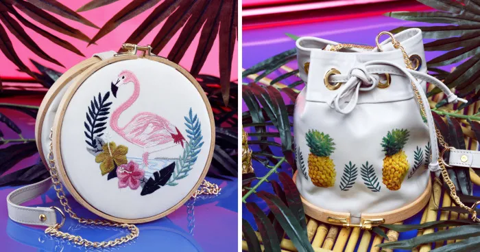 It's Not Your Regular Embroidery Hoop - It's A Bag!