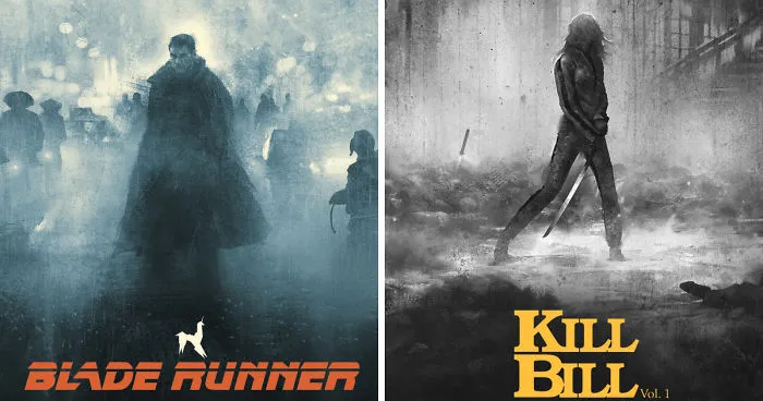 I Paint Alternative Movie Posters Focusing On The Mood Of The Movie