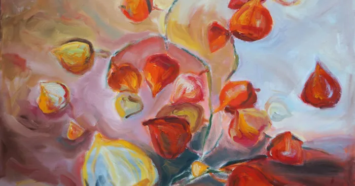 I Create Orange Mood Oil Paintings