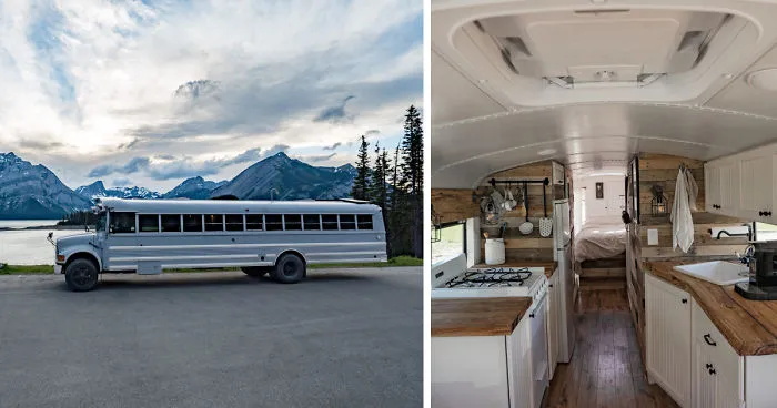 We Transformed A School Bus Into A 'Loft On Wheels' And Now We're Traveling Around The World In It