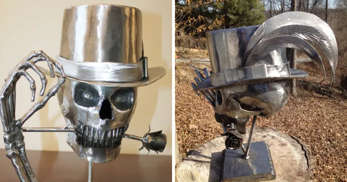 I Made One-Of-A-Kind Sculpture From Steel