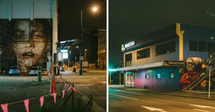 I Captured The Quiet Streets At Night In New Zealand's Third Largest City