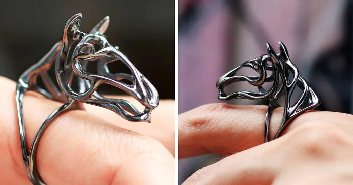 This Zodiac Horse Ring Was Created Using 3D Technology