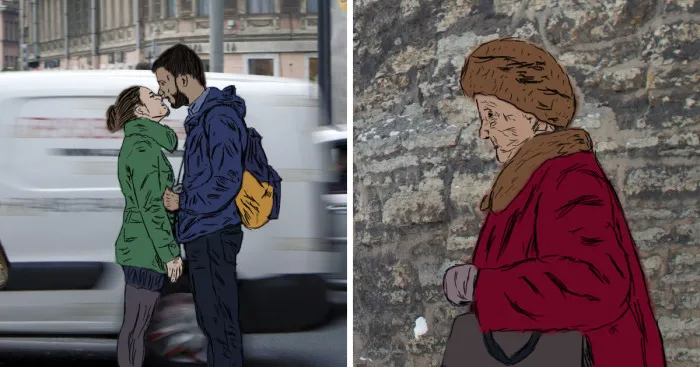 I Am Adding Cartoons To Pictures, Because I Am Tired Of My Street Photography