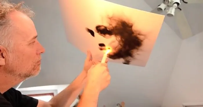 Fire Painting By Spazuk Looks Literally Hot!