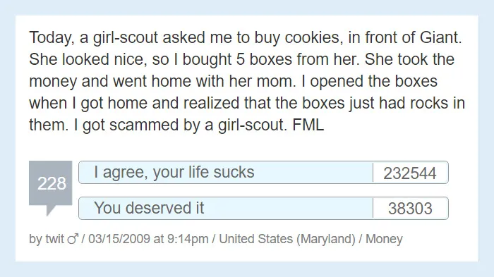 People Share Their Worst 'F*ck My Life' Moments And They're So Sad It's Funny