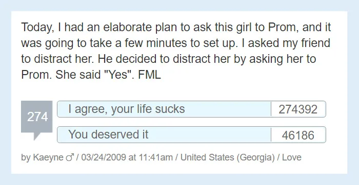 People Share Their Worst 'F*ck My Life' Moments And They're So Sad It's Funny