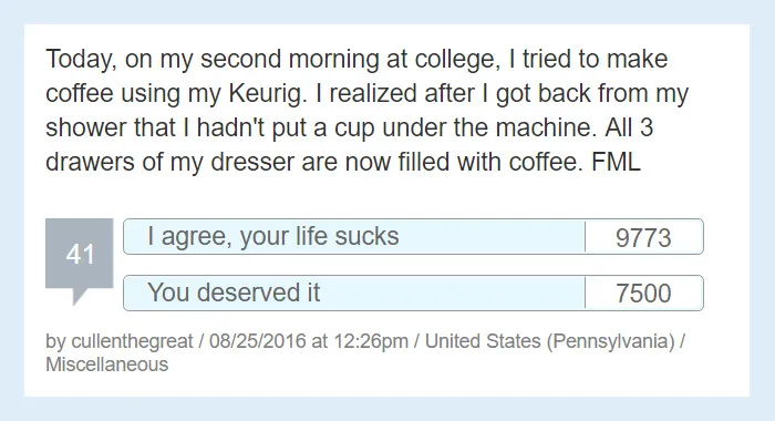 People Share Their Worst 'F*ck My Life' Moments And They're So Sad It's Funny