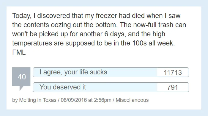 People Share Their Worst 'F*ck My Life' Moments And They're So Sad It's Funny