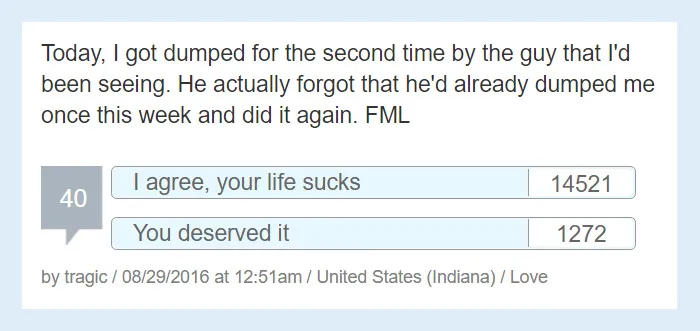 People Share Their Worst 'F*ck My Life' Moments And They're So Sad It's Funny