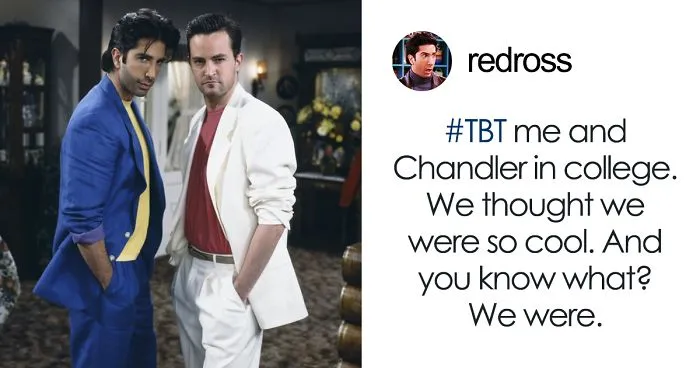 What If Ross Geller From Friends Had Instagram