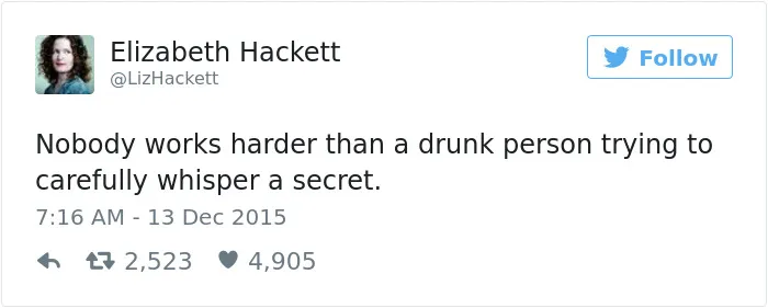 Alcohol Tweet