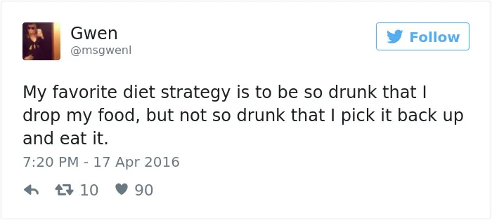 Alcohol Tweet