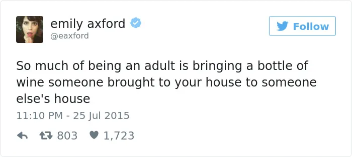 Alcohol Tweet