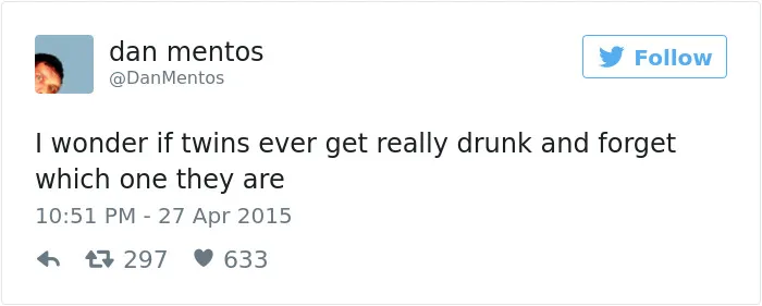 Alcohol Tweet