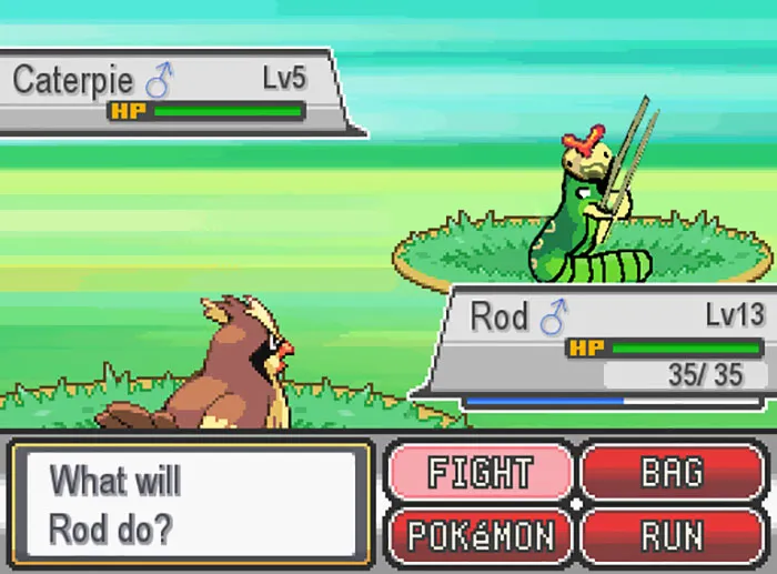 A Wild Caterpie Apeared!