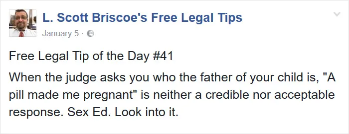 Lawyer Posts Hilarious Legal Tips Based On Things That Actually Happened During His 19 Year Practice