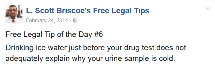 Lawyer Posts Hilarious Legal Tips Based On Things That Actually Happened During His 19 Year Practice