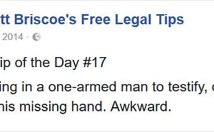 Lawyer Posts Hilarious Legal Tips Based On Things That Actually Happened During His 19 Year Practice