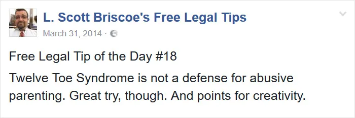 Lawyer Posts Hilarious Legal Tips Based On Things That Actually Happened During His 19 Year Practice
