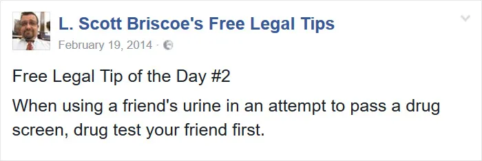 Lawyer Posts Hilarious Legal Tips Based On Things That Actually Happened During His 19 Year Practice
