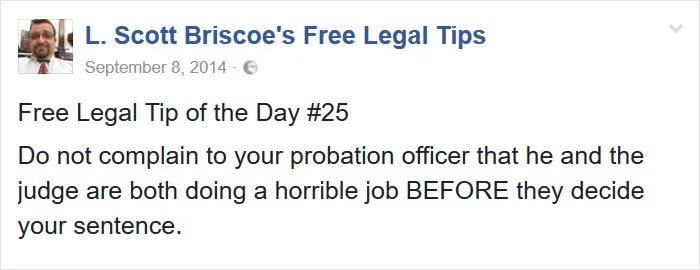 Lawyer Posts Hilarious Legal Tips Based On Things That Actually Happened During His 19 Year Practice