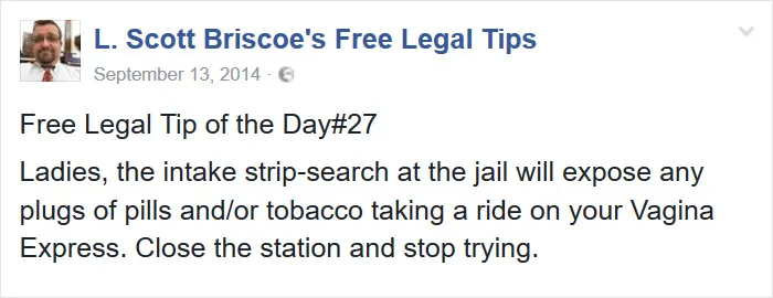 Lawyer Posts Hilarious Legal Tips Based On Things That Actually Happened During His 19 Year Practice