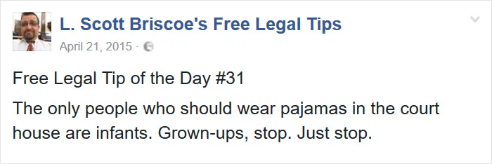 Lawyer Posts Hilarious Legal Tips Based On Things That Actually Happened During His 19 Year Practice