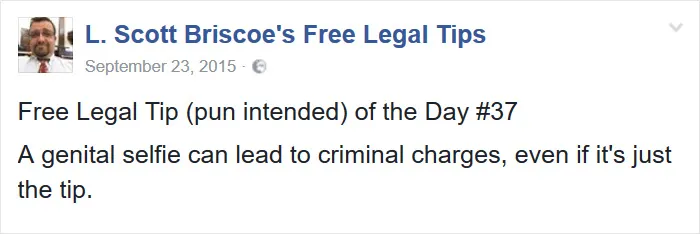 Lawyer Posts Hilarious Legal Tips Based On Things That Actually Happened During His 19 Year Practice