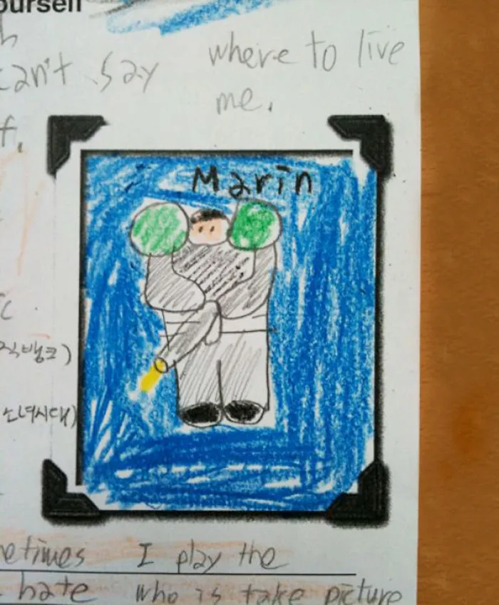 I Teach English. One Of My Student's Drawing Looks Horribly Wrong