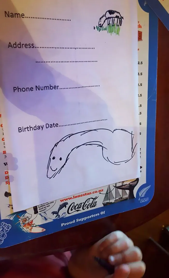 This Is The Start Of My Son's Dinosaur He Drew